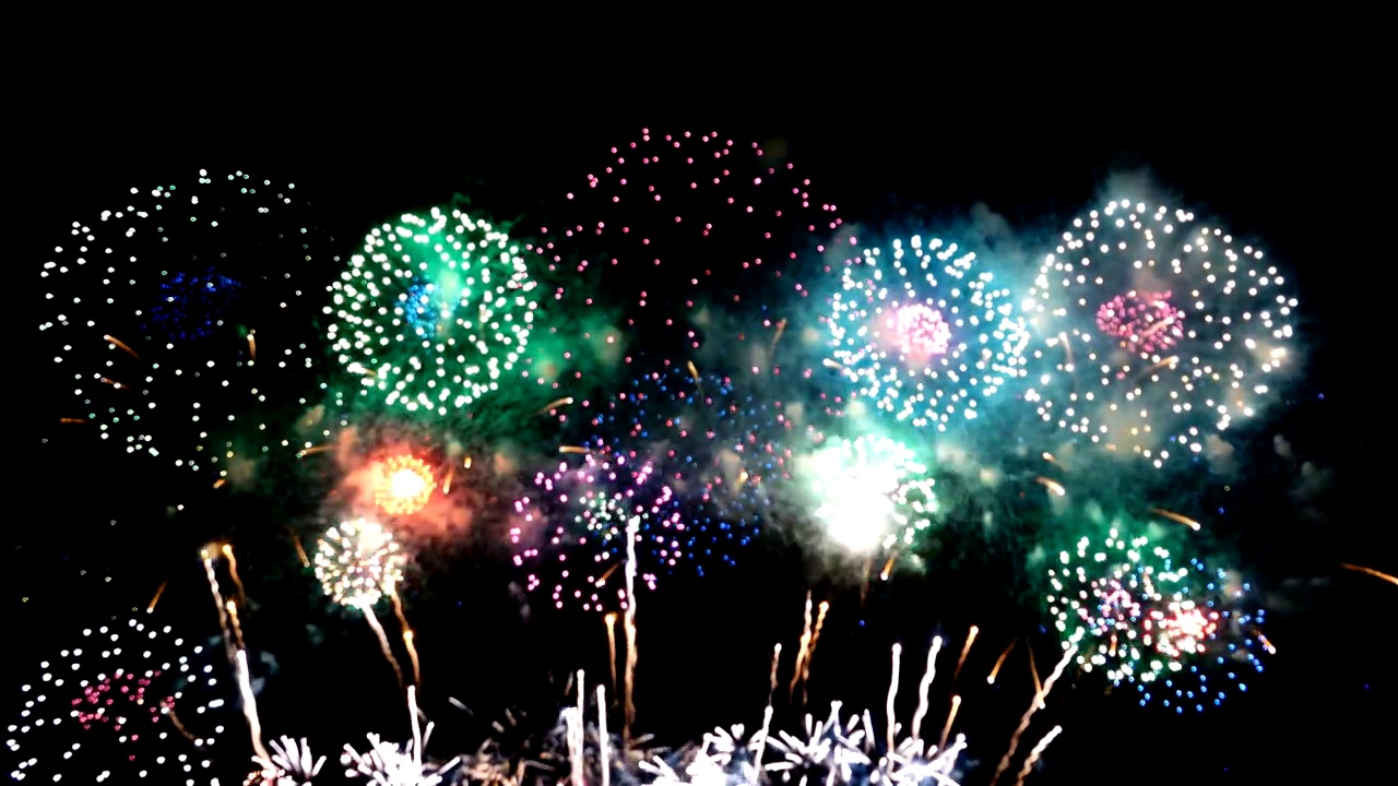 4 k:烟花表演