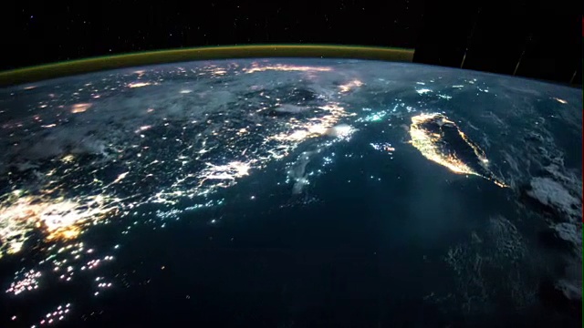 详情图-从太空看地球。真实的视频。没有CGI。来自国际空间站