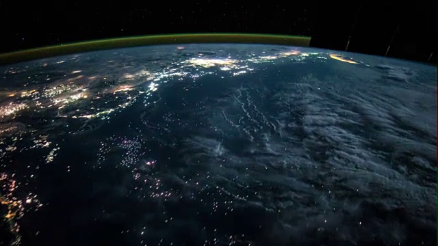 详情图-从太空看地球。真实的视频。没有CGI。来自国际空间站