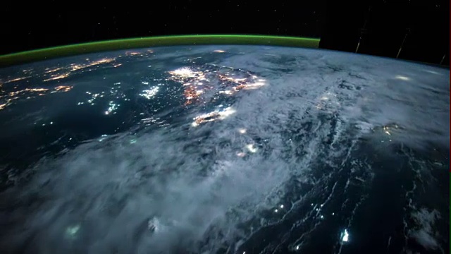 详情图-从太空看地球。真实的视频。没有CGI。来自国际空间站