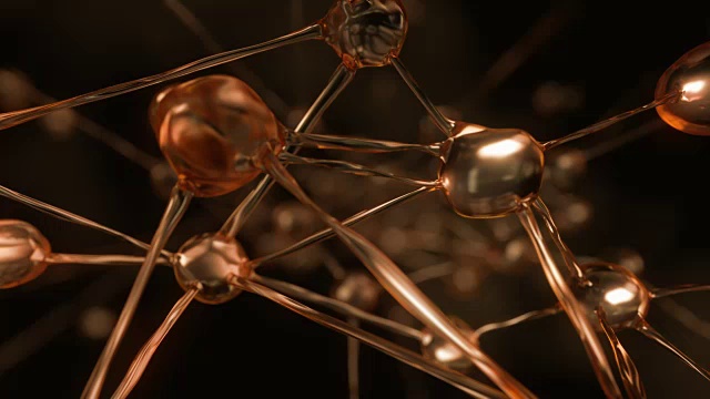 詳情圖-抽象分子，4K超高清動畫
