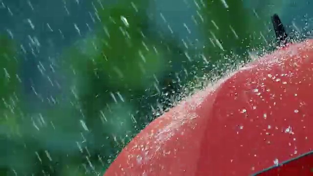 詳情圖-大雨落在紅傘上