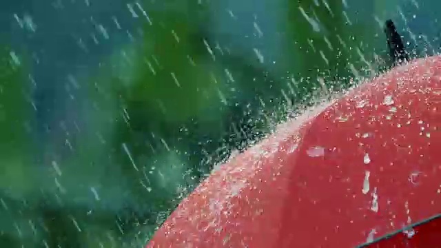 詳情圖-大雨落在紅傘上