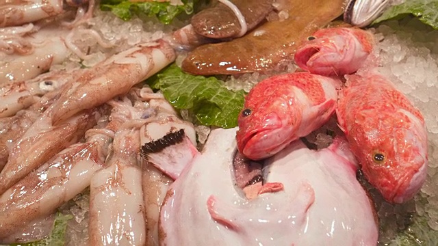 詳情圖-柜臺(tái)市場(chǎng)的冰鮮魚