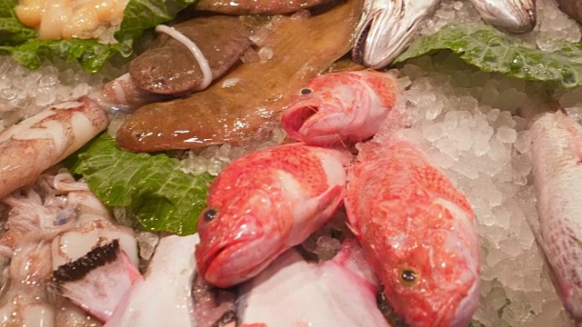 詳情圖-柜臺(tái)市場(chǎng)的冰鮮魚