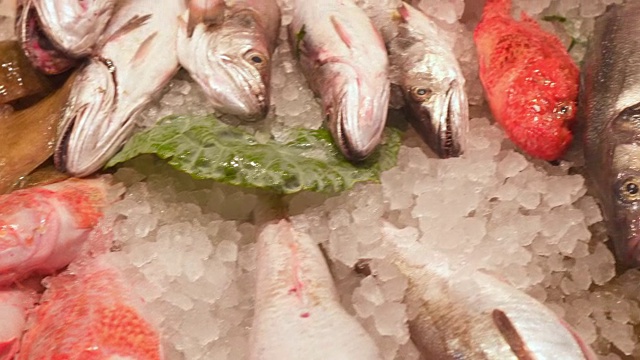 詳情圖-柜臺(tái)市場(chǎng)的冰鮮魚