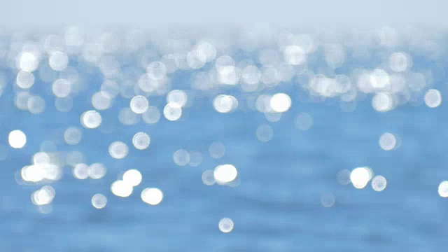 詳情圖-模糊的圖像波光粼粼的海面
