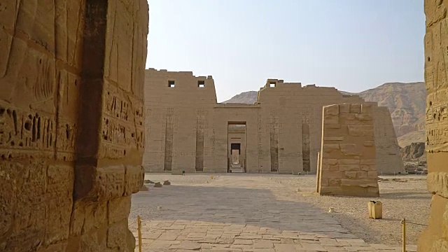 Medinet Habu神庙。埃及卢克索。