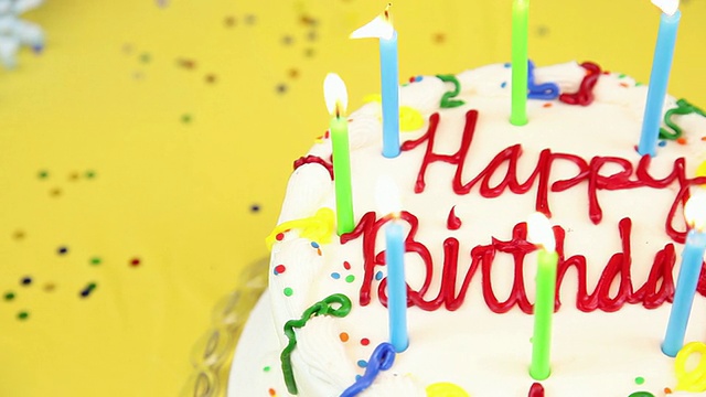 詳情圖-生日蛋糕和蠟燭