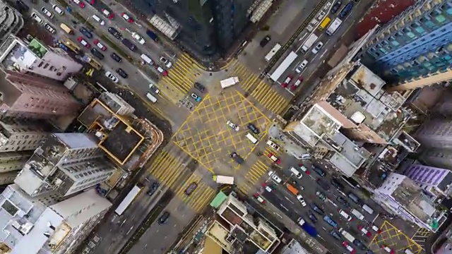 詳情圖-4k放大香港市區(qū)十字路口的超縮圖