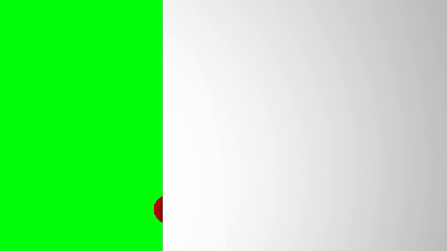 詳情圖-可愛(ài)的雪人在圣誕老人的帽子問(wèn)候與手和微笑的雪花背景。美麗的3d卡通動(dòng)畫綠色屏幕阿爾法蒙版。動(dòng)畫賀卡。圣誕節(jié)的概念。