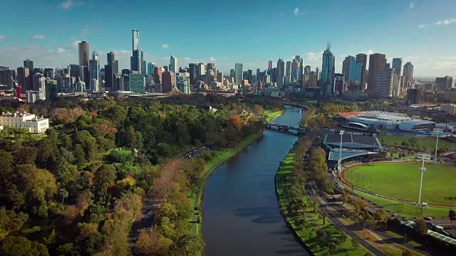 詳情圖-墨爾本城市鳥瞰圖