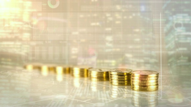 詳情圖-信息圖表背景下的金融增長