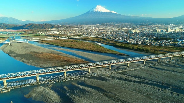 富士山和天上的富士河