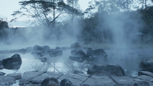 4k，清晨有温泉