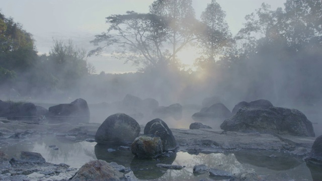 4k，日出时有温泉