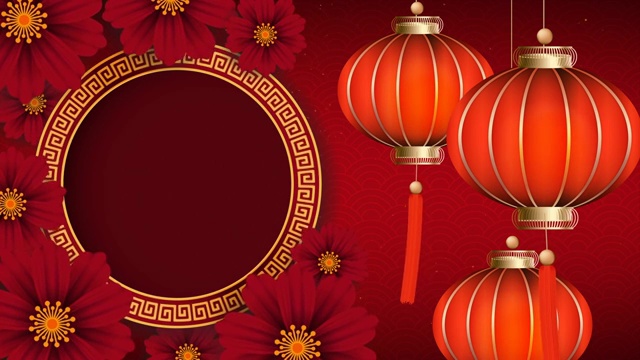 詳情圖-中國新年的背景。