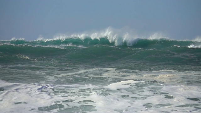 詳情圖-海浪海浪，海浪海浪慢鏡頭藍天