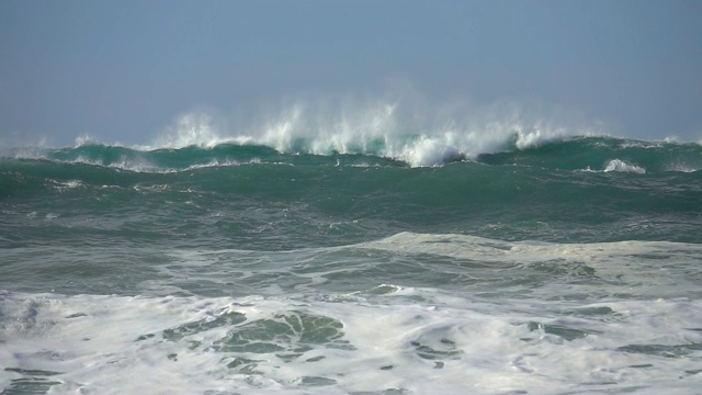 詳情圖-海浪海浪，海浪海浪慢鏡頭藍天