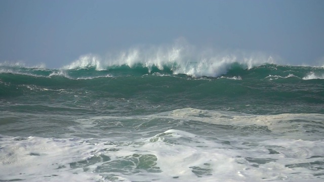 詳情圖-海浪海浪，海浪海浪慢鏡頭藍天