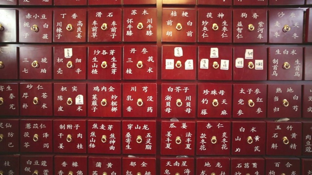 詳情圖-中藥柜的特寫(xiě)