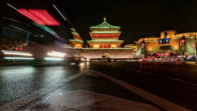 时间流逝/西安古城的夜晚