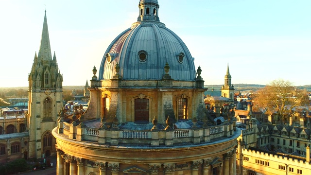 英国牛津大学鸟瞰图。