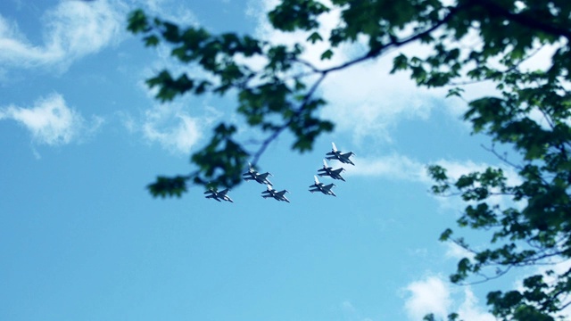 F16猎鹰编队飞行