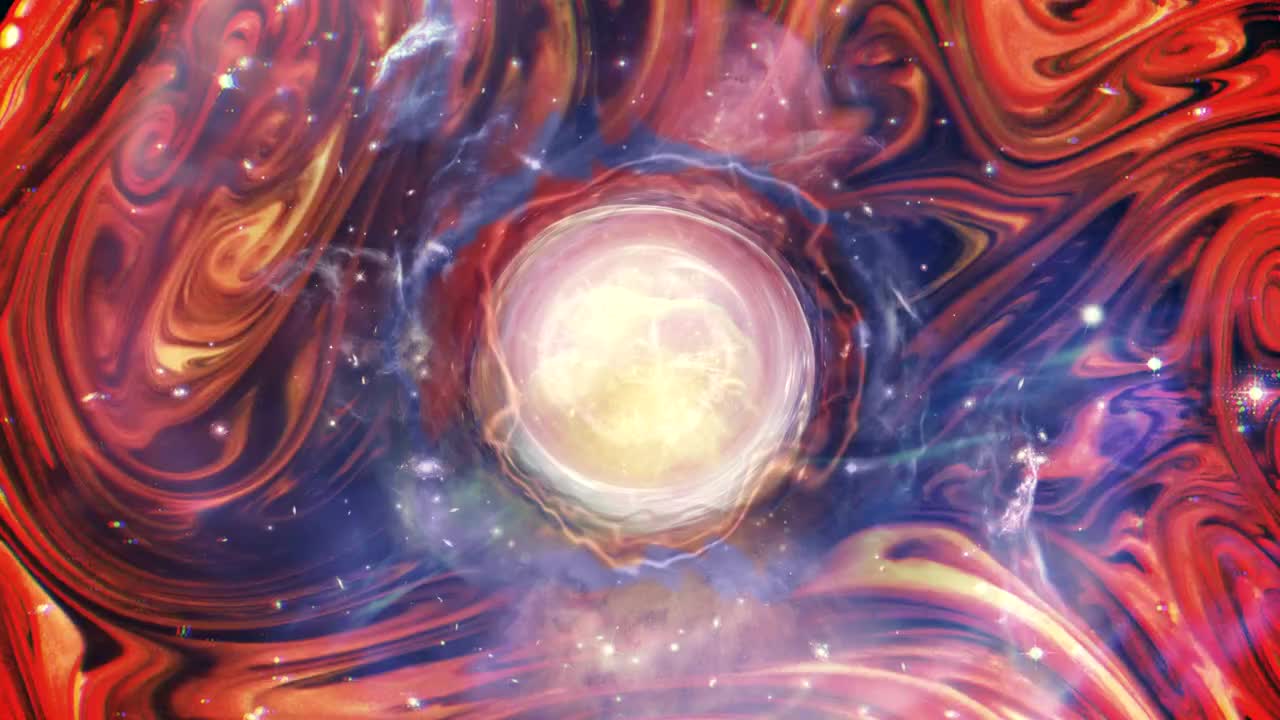 在星云。太空尘埃