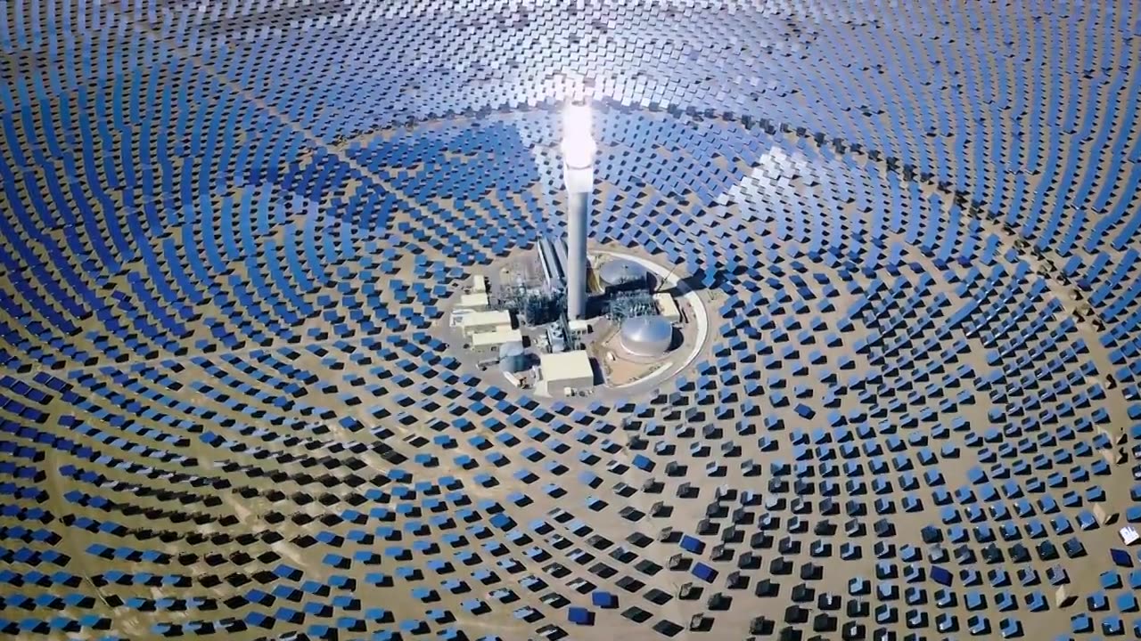 詳情圖-可替代能源太陽能熱電站4K視頻