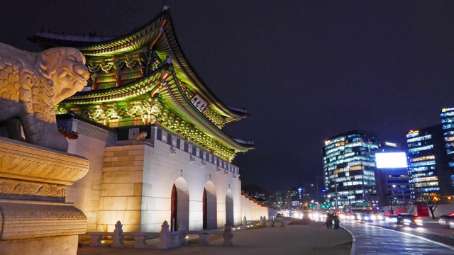 美丽的建筑建筑韩国景福宫
