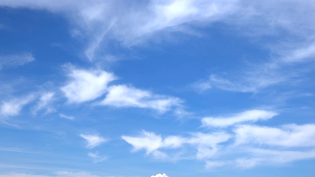 美丽的普遍Cloudscape背景，时间流逝