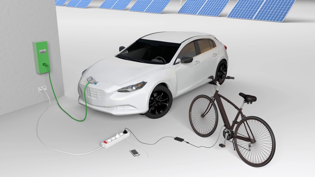 詳情圖-電動汽車、電動自行車、智能手機、太陽能電池板和風(fēng)力渦輪機。