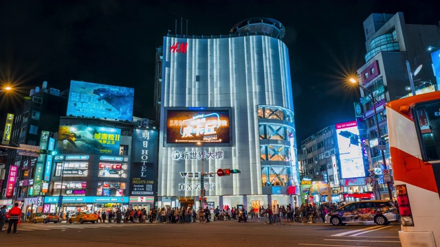 詳情圖-臺灣臺北市西門西門購物街夜光延時
