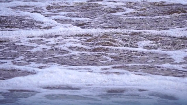 污水处理池的特写