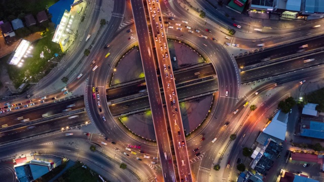 詳情圖-從白天到夜晚放大:放大環(huán)視道路交通