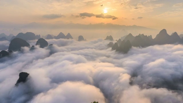 详情图-鸟瞰图广西-时间推移