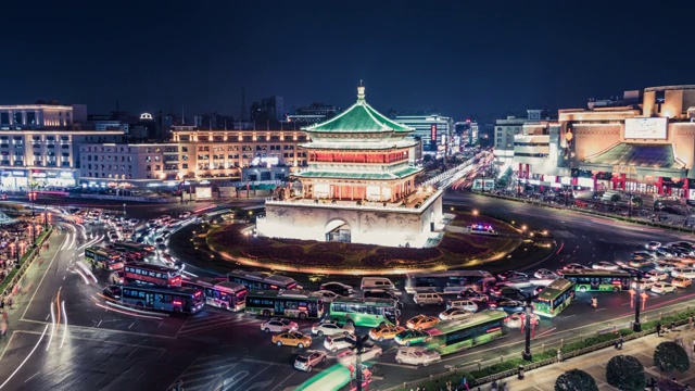 T/L ZI高角度钟楼尖峰时间/陕西西安