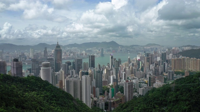 香港鸟瞰图实时景观