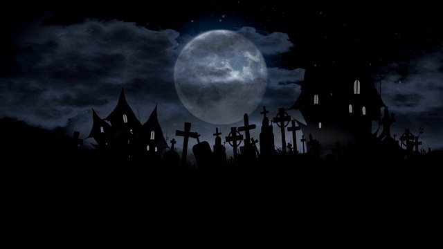 詳情圖-無縫萬圣節(jié)動畫，4K循環(huán)