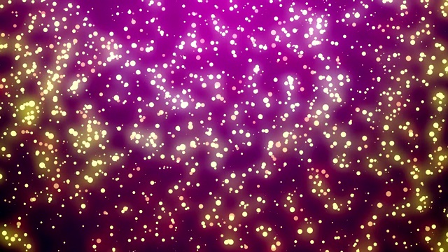 抽象的落花雨魅力背景l(fā)ed屏幕。高清動畫與粒子。