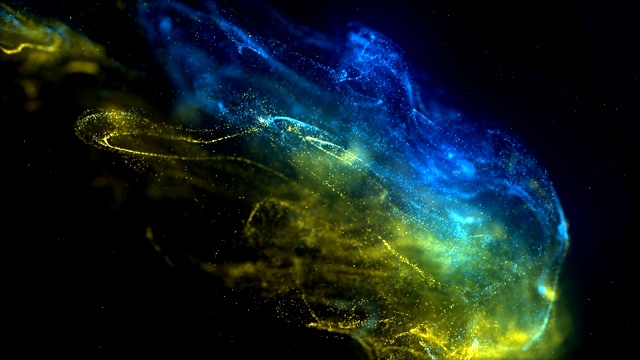 数字能量慢运动粒子背景-股票视频