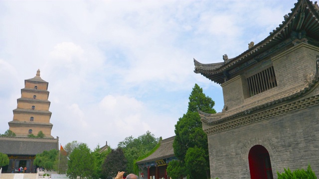 中国西安大慈恩寺的大雁塔