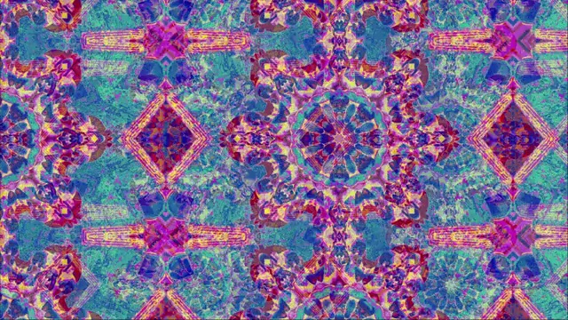 随意快速变化的霓虹科幻彩虹图案