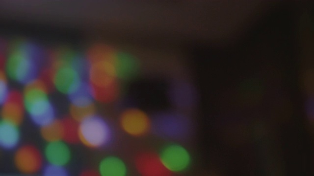 彩色灯光模糊