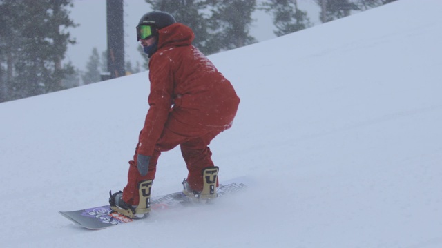 在科罗拉多州落基山脉的滑雪度假村小镇滑雪和单板滑雪活动