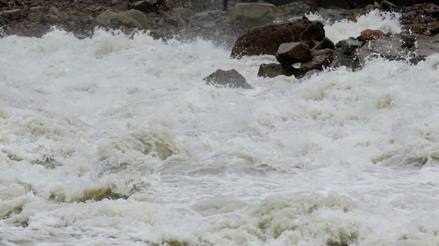 山溅泥洪水河