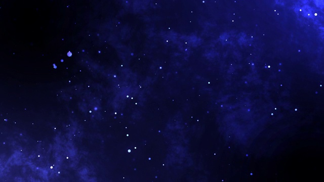 藍色抽象粒子背景，如霧或煙霧