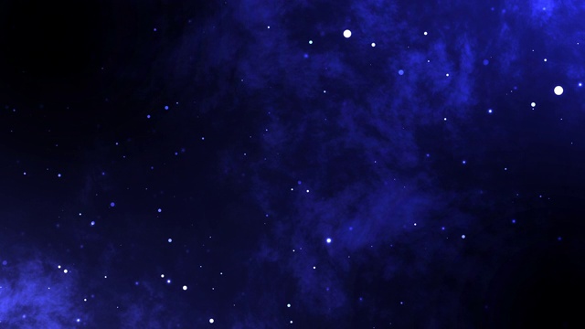 详情图-蓝色抽象粒子背景，如雾或烟雾