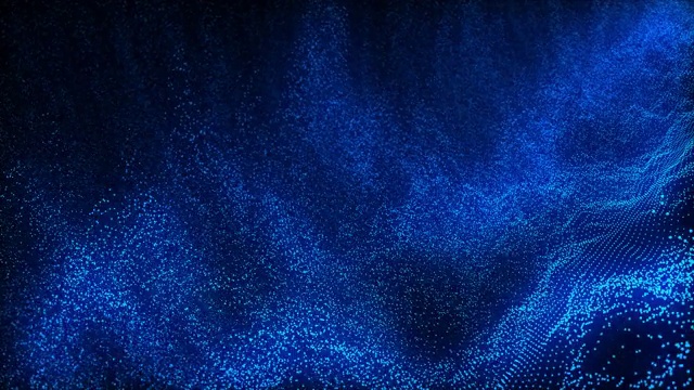 抽象技术蓝波。粒子雾网络网络安全